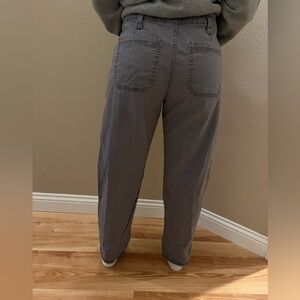 Grey Cargo Pants